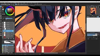 四捨五入したら1年遅れても0な件() - 【イラストメイキング】正月イラスト2021【メディバンペイント】