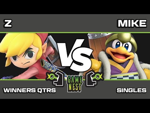 Game Nest Smash It Up: Mike (King Dedede) vs Z (Toon Link) - Winners Qtrs