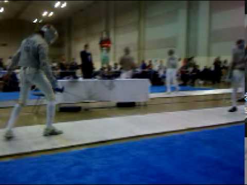 Junior Olympics 2010 Cadet Sabre (Jeffrey Larsen VS. Michael Costin)