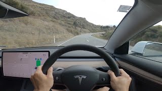 2020 Tesla Model3 Performance, POV Drive / 모델3 퍼포먼스 트랙모드 1인칭 주행