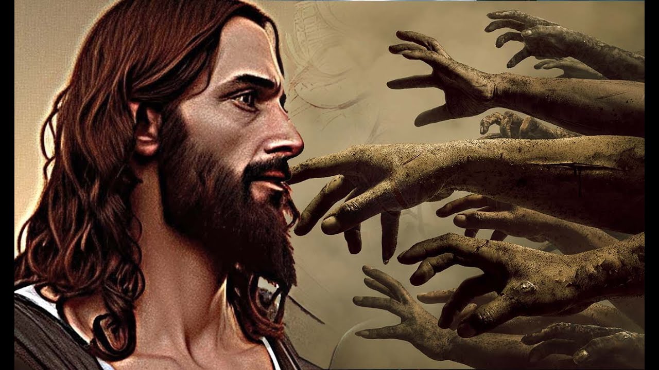 Jesus Meets The Imprisoned Souls Of The Deluge