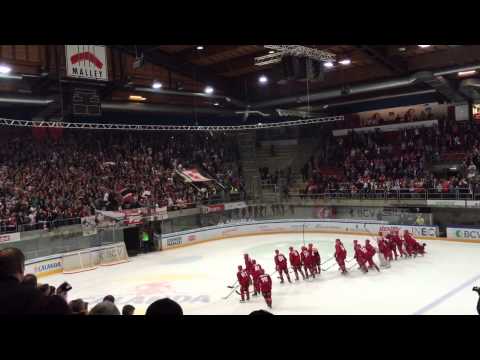 Fin du match LHC - Berne 03.10.14 Kop + Joueurs