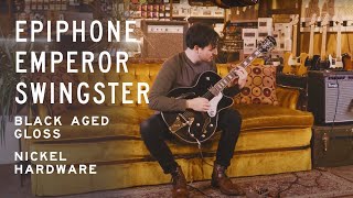 Video thumbnail for Epiphone Emperor Swingster | Russo Music Snacks by Russo Music
