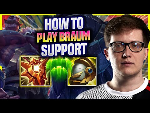 LEARN HOW TO PLAY BRAUM SUPPORT LIKE A PRO! - MSF Vander Plays Braum Support vs Pyke! | Season 2022