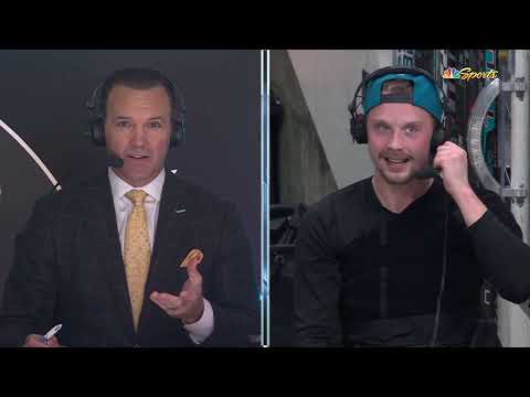 Jonathan Dahlen on 1st NHL game vs. Elias Pettersson