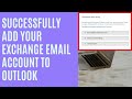 Fix Office365 exchange email account set up failure in Outlook