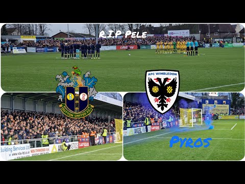 Not So Happy New Year. Sutton United V AFC Wimbledon EFL L2 01.01.23.