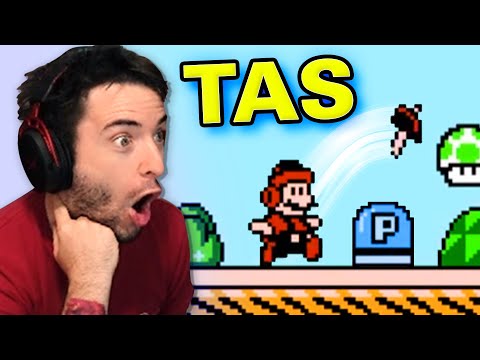 Reacting to the MOST UNIQUE Mario 3 TAS (Hammer Suit All 1-Ups & P-Switches)