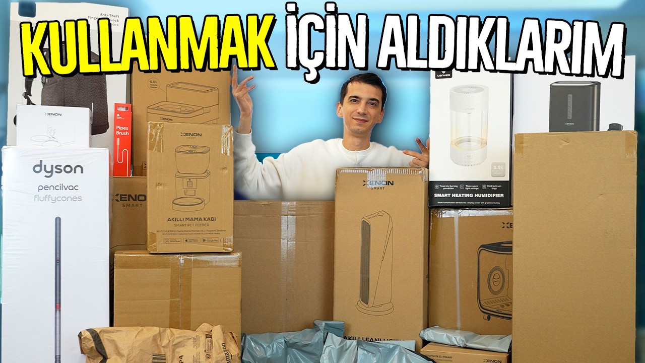 Kullanmak İçin Aldıklarım (Ve Kedi) Toplu Paket Açılışı!