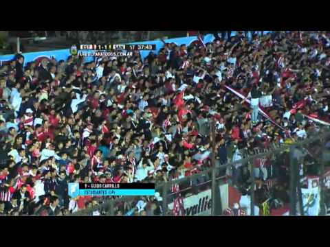 Gol de Carrillo. Estudiantes 1 - Santamarina 1. 32vos de final. Copa Argentina 2015. FPT.