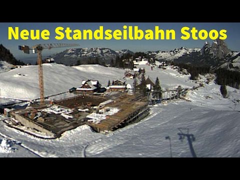 Neue Standseilbahn Stoos - New Funicular Stoos Timelapse