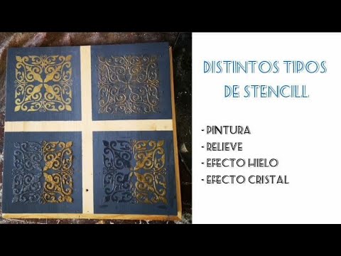 Stencil: Técnica de decoración fácil para muebles y paredes