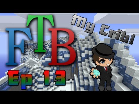 FTB (Sort of like Tekkit!) Episode 13- An Epic base tour!-Feed The Beast Modpack