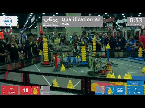 2018 VRC Math Q93 - 56C 8059X vs 91C 1275B - 86 to 78