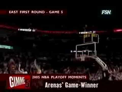 Gilbert Arenas sinks the Bulls, Baby!