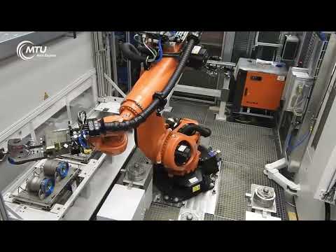 Flexibles Fertigungssystem (FFS) bei der MTU: Schaufelfertigung mit Autopilot