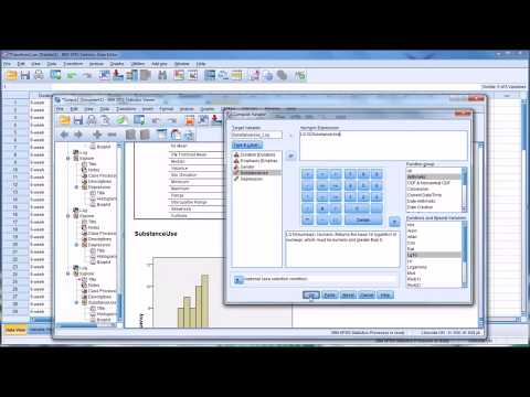 Data Transformation for Positively and Negatively Skewed Distributions in SPSS Video