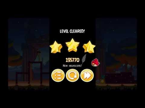 Abra-Ca-Bacon 1-10 Angry Birds Seasons - level 10 Walkthrough 3 Stars (HD) Video
