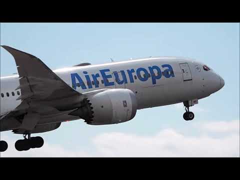 3 Stunning Boeing 787 Air Europa takeoffs (B788, B789) | PlaneSpotting Palma de Mallorca Airport
