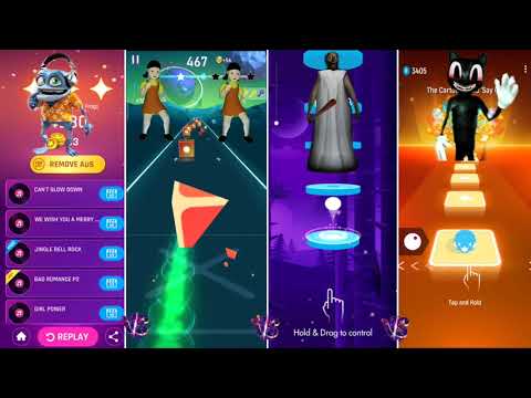 Crazy Frog Vs Squid Game Vs Granny Vs Cartoon Cat -Music Games