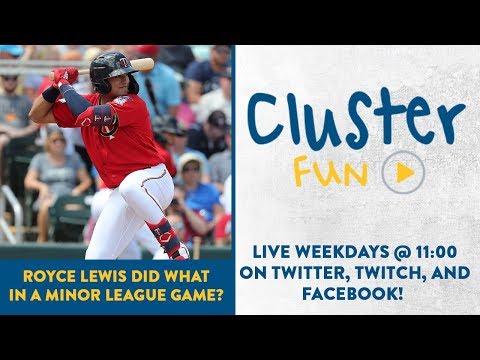 Cluster Fun - Minnesota Twins Prospect Royce Lewis Did What In A Minor League Game Video