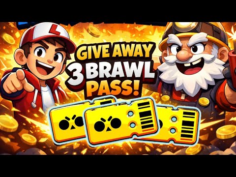 Regalo 3 brawl pass!! 🔥🤯 Come fare a vincere? 🏆 #brawlstars #supercell #brawlstarsgiveaway 
