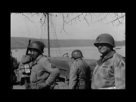 5th Infantry Division Crosses the Rhine at Nierstein; March 23, 1945