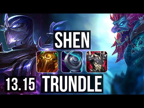 SHEN vs TRUNDLE (TOP) | Rank 5 Shen, 8/2/14, Godlike | TR Master | 13.15