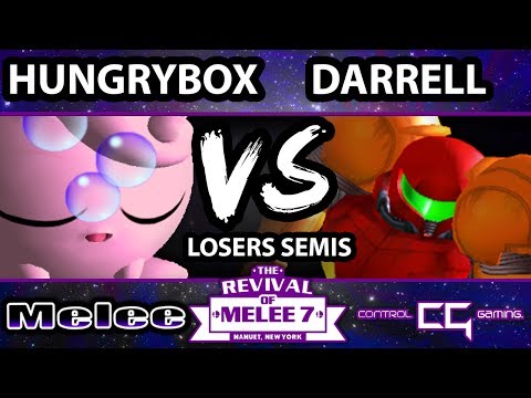 Revival of Melee 7 - Hungrybox (Jigglypuff) Vs. Darrell (Samus) - Losers Semis