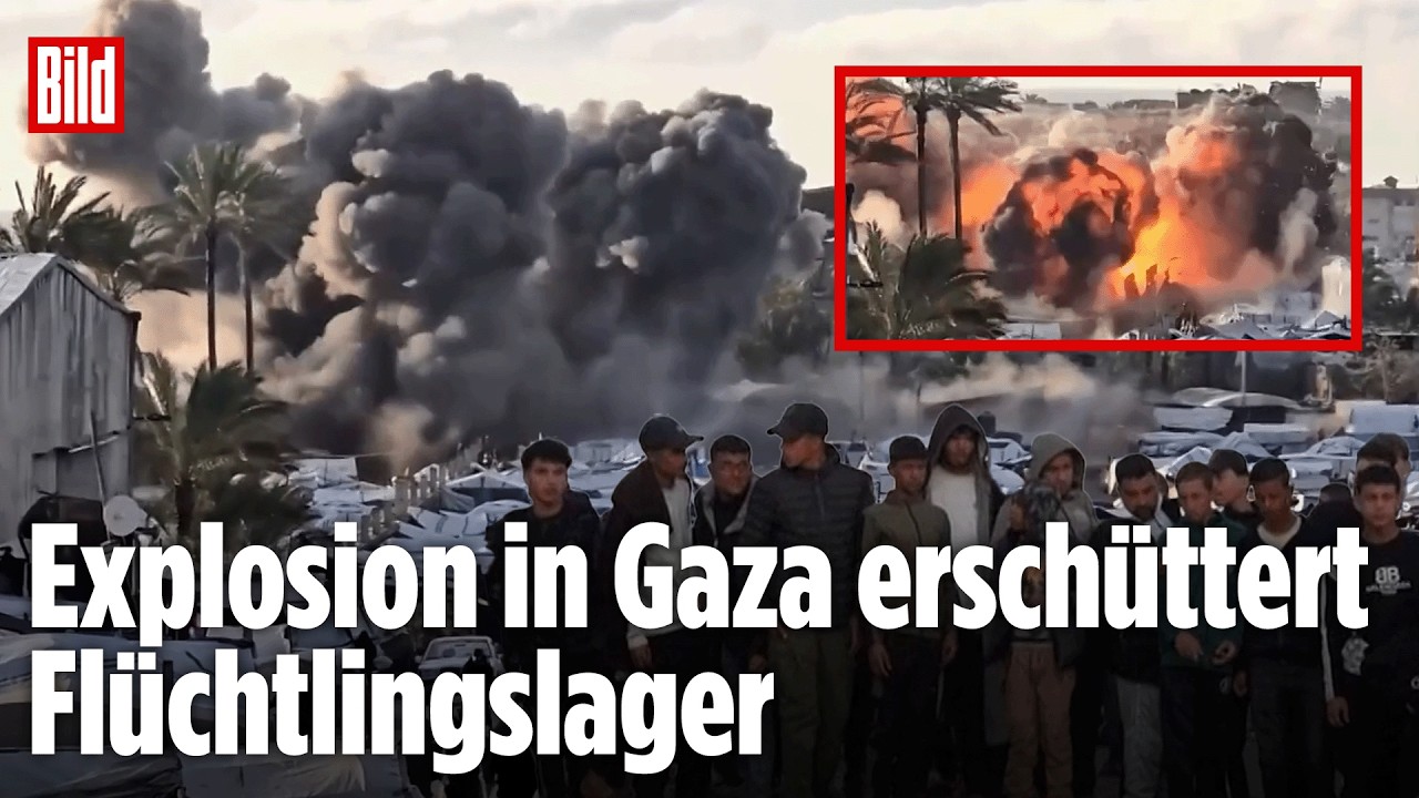 ISRAEL GREIFT ZELTLAGER AN: Explosion fordert Tote und Verletzte