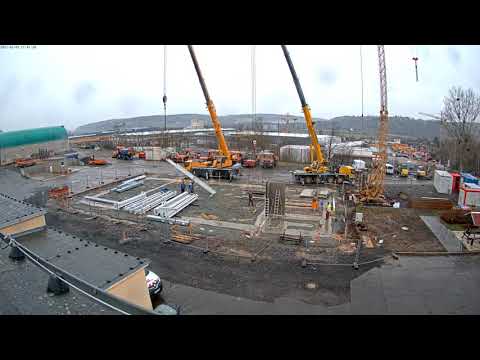 Zeitraffervideo Bauphase Werkstatt Gera-Langenberg
