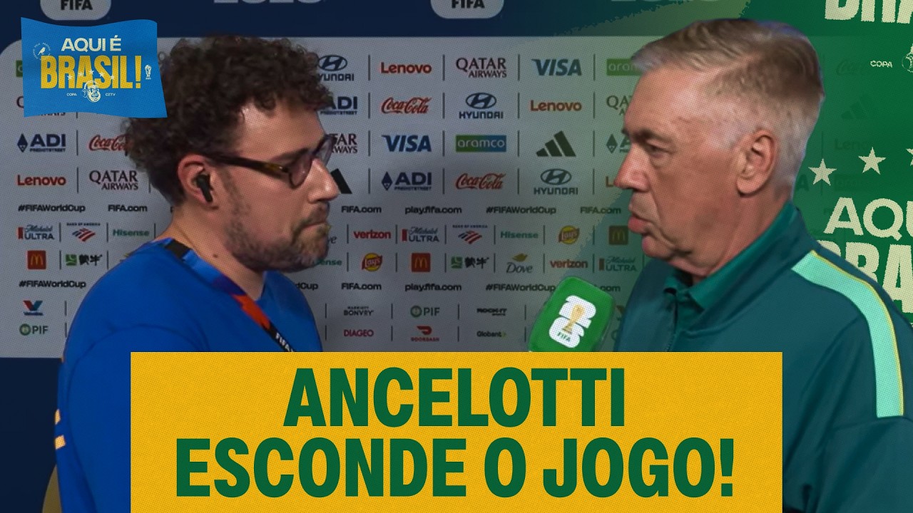 O MISTER FEZ JOGO DURO! ANCELOTTI FALA COM BELTRÃO EM EXCLUSIVO E NÃO REVELA A ESCALAÇÃO