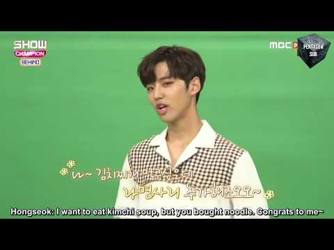 [ENG SUB] 170627 PENTAGON Show Champion Behind Part 2