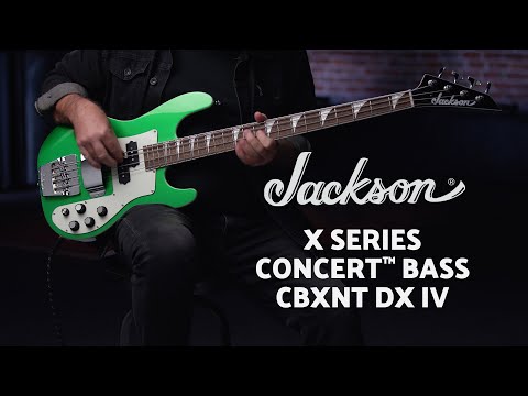 Jackson CBXNT DX IV X Series 4-String Concert Bass, Matte Army Drab image 4