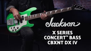 Video thumbnail for Jackson X Series Concert Bass CBXNT DX IV | Featured Demo | Jackson Guitars by Jackson Guitars