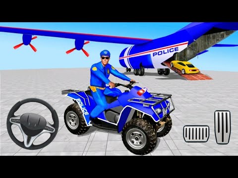 US Police ATV Quad Bike Transport Truck - Android Gameplay