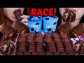 ASMR CHOCOLATE ICE CREAM RACE Behind The Scenes VLOG