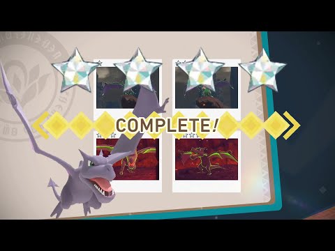 How To Get 1 To 4 DIAMOND STARS For Aerodactyl! New Pokemon Snap!