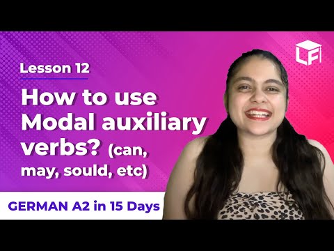 Using Can, Should, May Auxilary Verbs in German | Learn German A2 In 15 Days | GOETHE 2023-2024