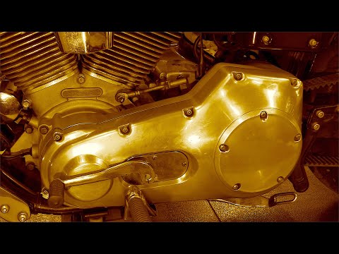 Harley Davidson, FXD "Dyna Super Glide" (Primary Oil Change) !