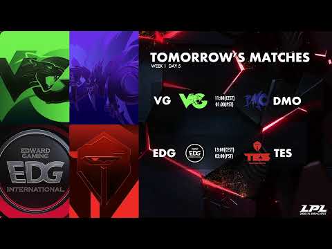 JDG vs. WE | BLG vs. RNG - Week 1 Day 6 | LPL Spring (2020)
