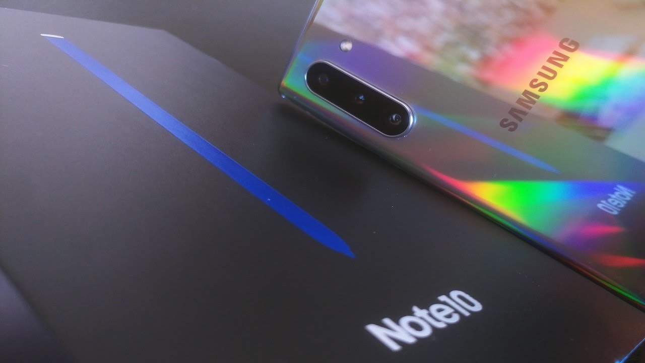 Samsung Galaxy NOTE 10 (Aura Glow EDITION) - Unboxing