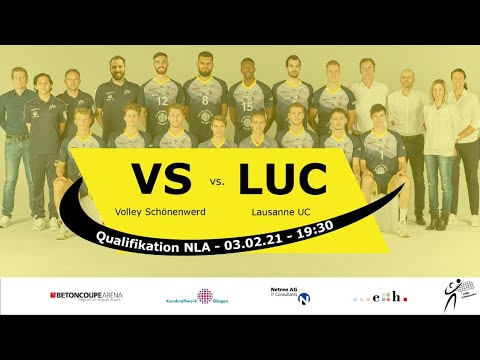 Volley Schönenwerd vs Lausanne UC, Qualifikation NLA 2020/21