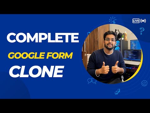 Google Form Clone using Django rest framework and Vue Js | Complete advace project thumbnail