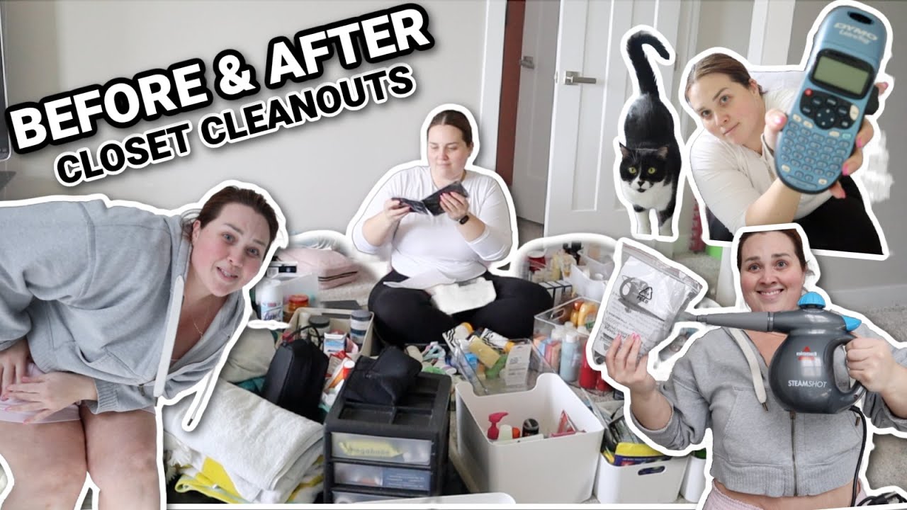 REORGANIZING MY CLOSETS & LAUNDRY ROOM | Before & Afters