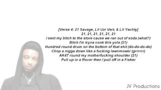 Kodak Black, 21 Savage, Lil Uzi Vert, Lil Yachty & Denzel Curry's 2016 XXL Freshmen Cypher Lyrics