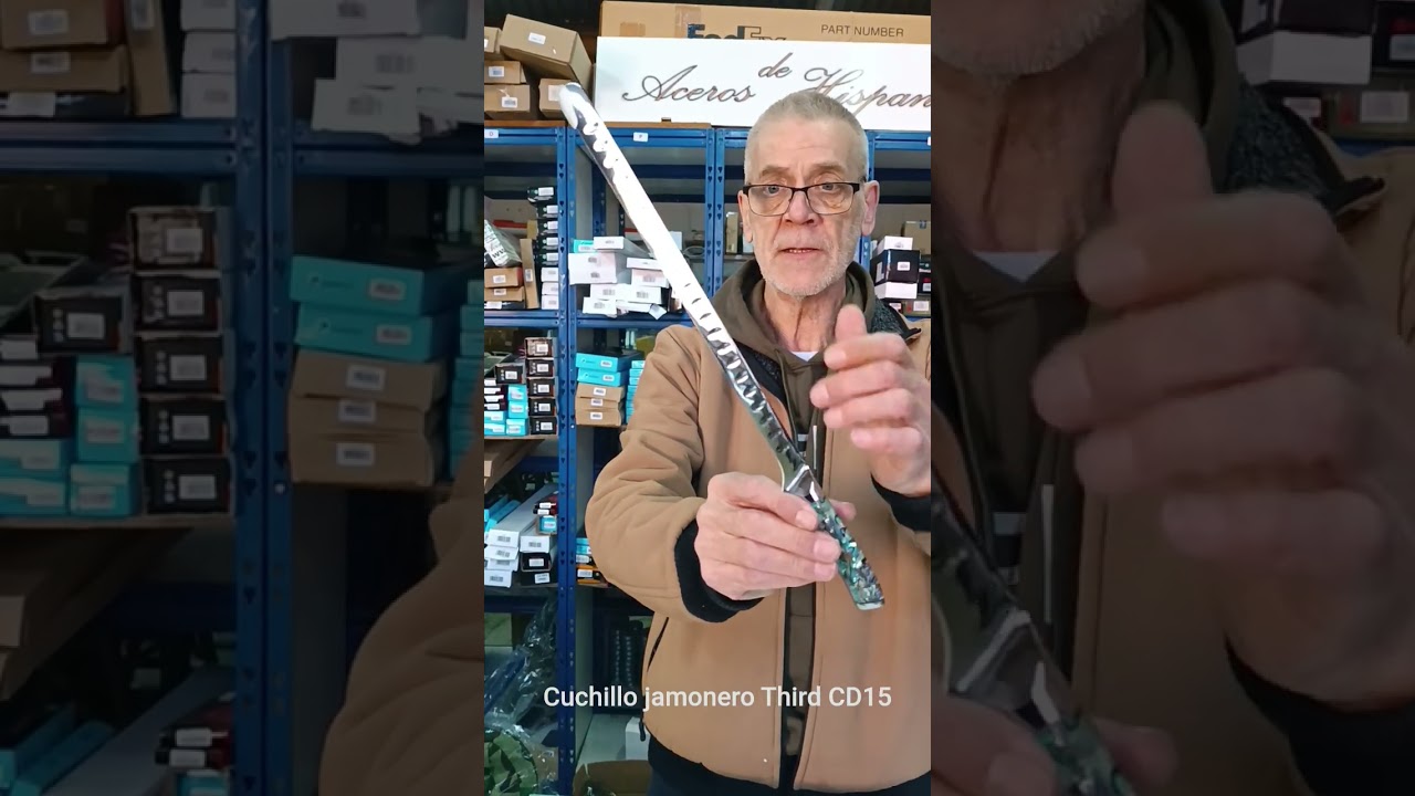 CUCHILLO JAMONERO NACAR