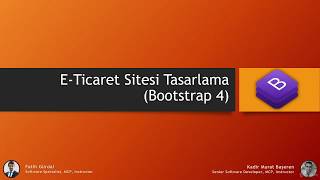 E-Ticaret Sitesi Tasarımı Giriş (Bootstrap 4 ile)