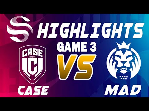 Case vs MAD Lions Game 3 Highlights - LEAGUE OF LEGENDS - SUPERLIGA 2023 PROMOCIÓN - PLAYOFFS