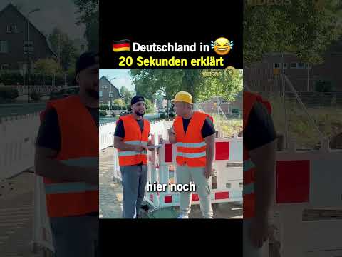 Deutschland in 18 Sekunden erklärt 😂🇩🇪 #Straßen #Deutschland #Baustelle #besttrendvideos #viral